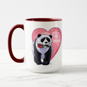 Panda Bear Valentine's Day Mug