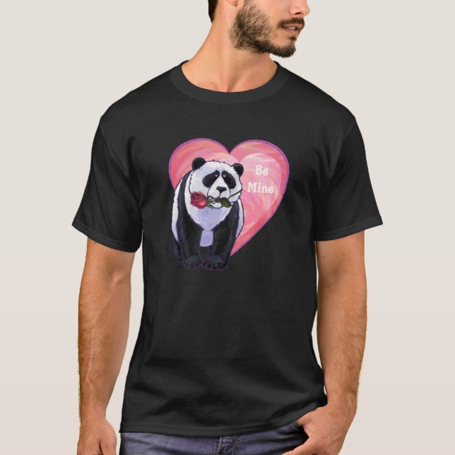 Panda Bear Valentine's Day T-Shirt (Front)
