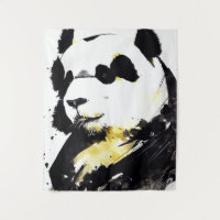 Panda Bear Wild Nature Free Spirit Art Painting
