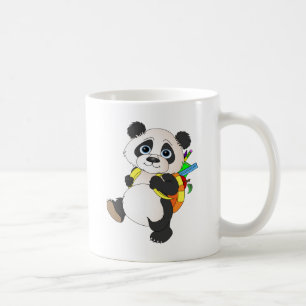 Panda Bear with backpack Coffee Mug