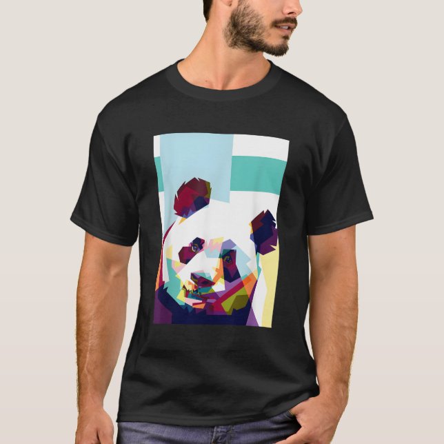 Panda Bear Witzgies Panda T-Shirt (Front)