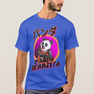 Panda Bearista coffee barista joke T-Shirt