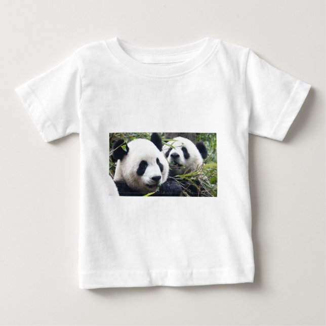 Panda Bears Baby T-Shirt (Front)