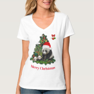 Panda Bears Christmas T-Shirt