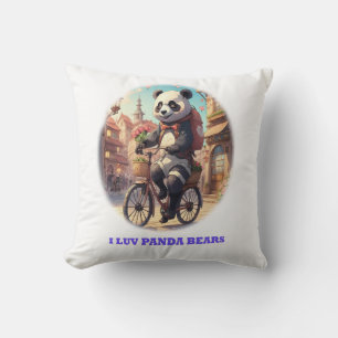 Panda Bears Cushion