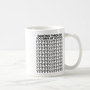 Panda Bears Dancing Through 100 Days Of School Kid Coffee Mug