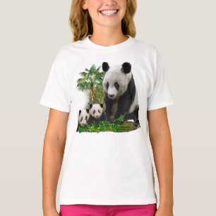 Panda Bears girls t-shirts