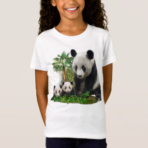 Panda Bears girls t-shirts