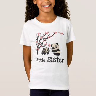 Panda Bears Little Sister T-Shirt