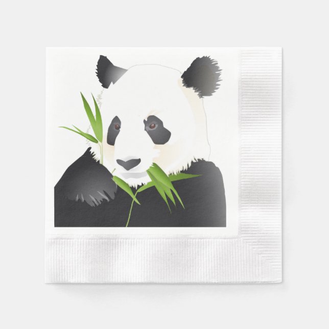 Panda Bears Napkin (Front)
