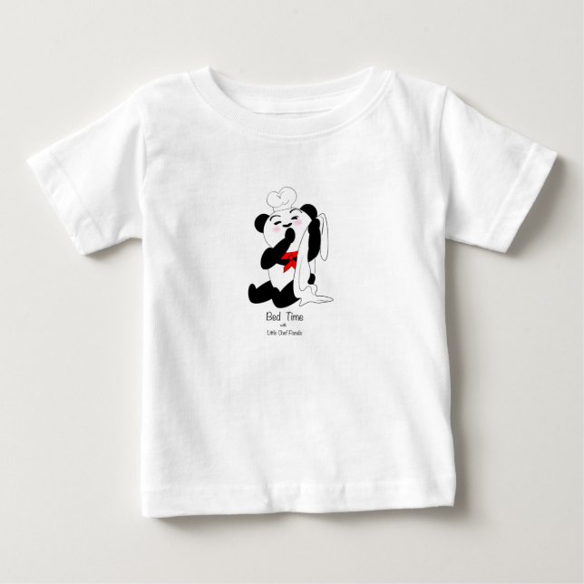 Panda "bed time" baby T-Shirt (Front)
