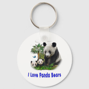 panda beras key ring