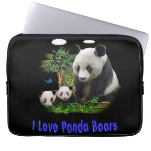 panda beras laptop sleeve