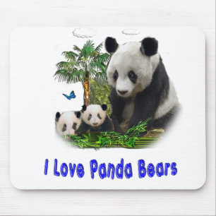 panda beras mouse pad