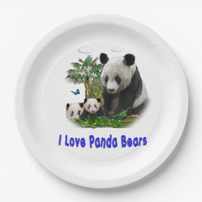 panda beras paper plate (Front)