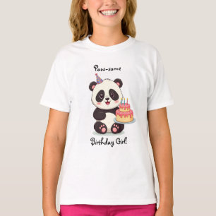 Panda Birthday Girl Shirt