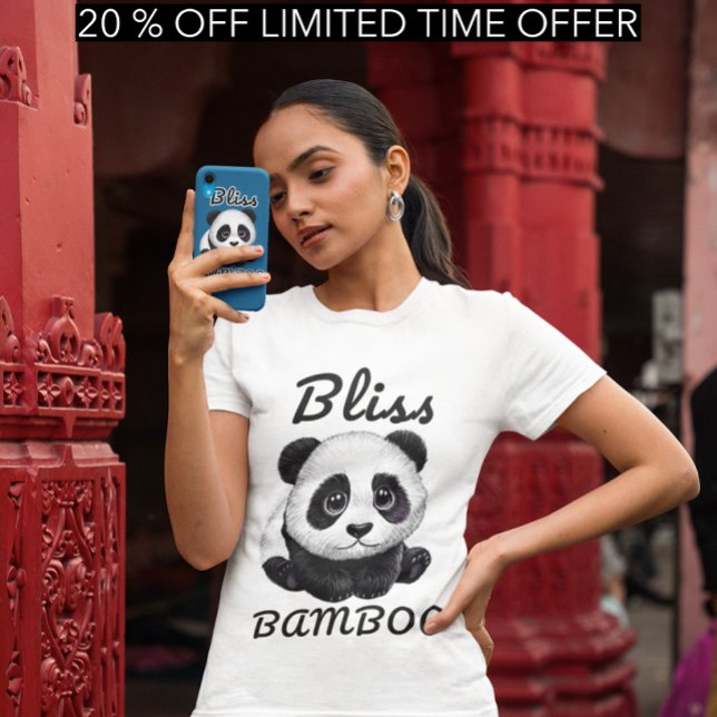 Panda Bliss Shirt - Adorable Bamboo Design  (Creator Uploaded)