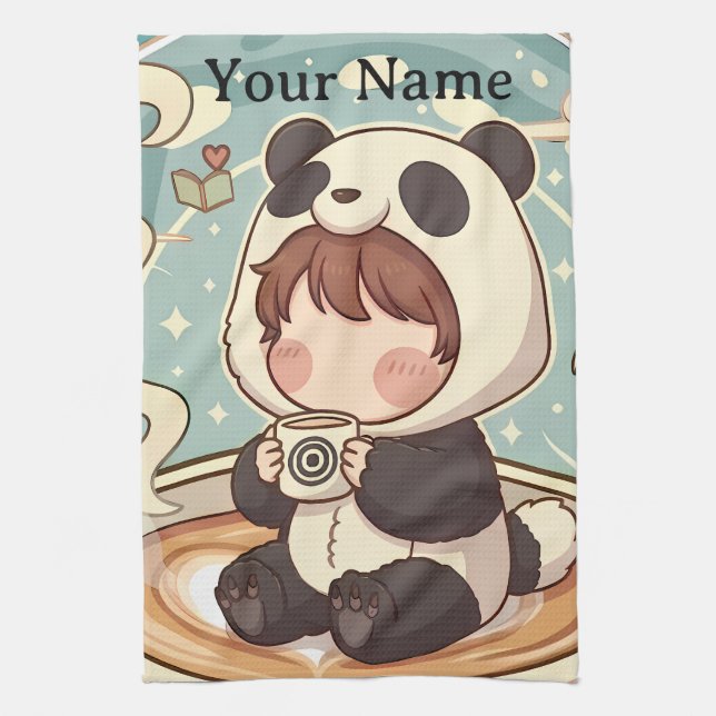  Panda Brew Absorbent Kitchen Dish Towel (Vertical)