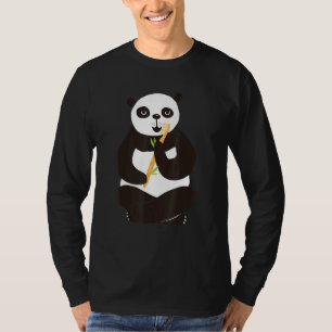 Panda Brushing Teeth Oral Hygienist Teeth T-Shirt