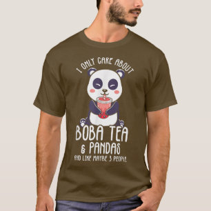 Panda Bubble Boba Tea Kawaii Cute Anime Otaku Japa T-Shirt