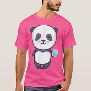 Panda Bubble Boba Tea Kawaii Cute Anime Otaku Japa T-Shirt