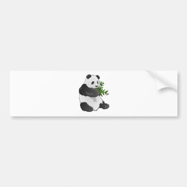Panda Bumper Sticker (Front)