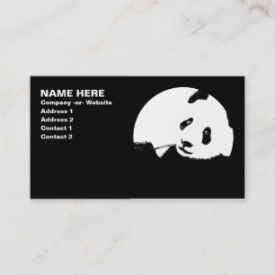 panda. business card