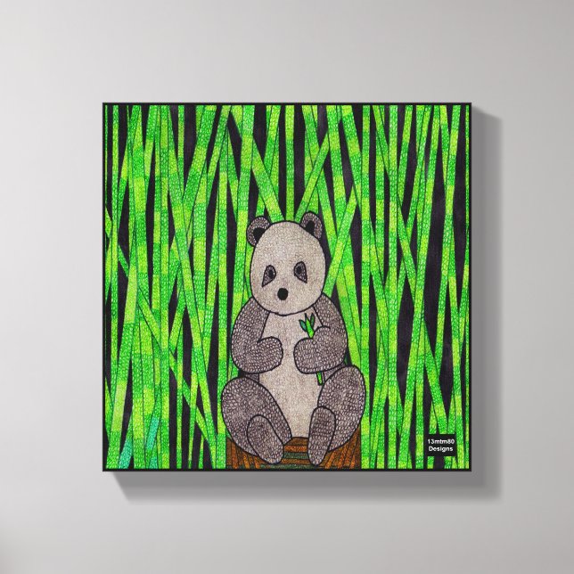 Panda - Canvas Print (Front)