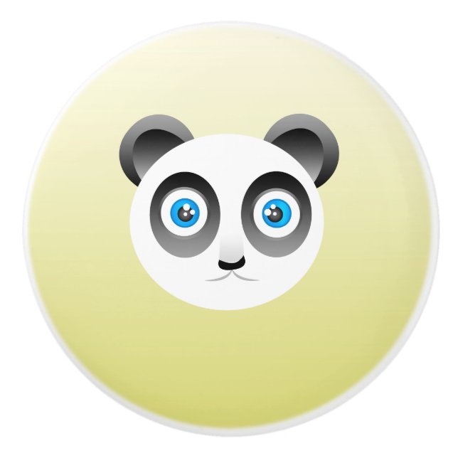 Panda Ceramic Knob (Front)