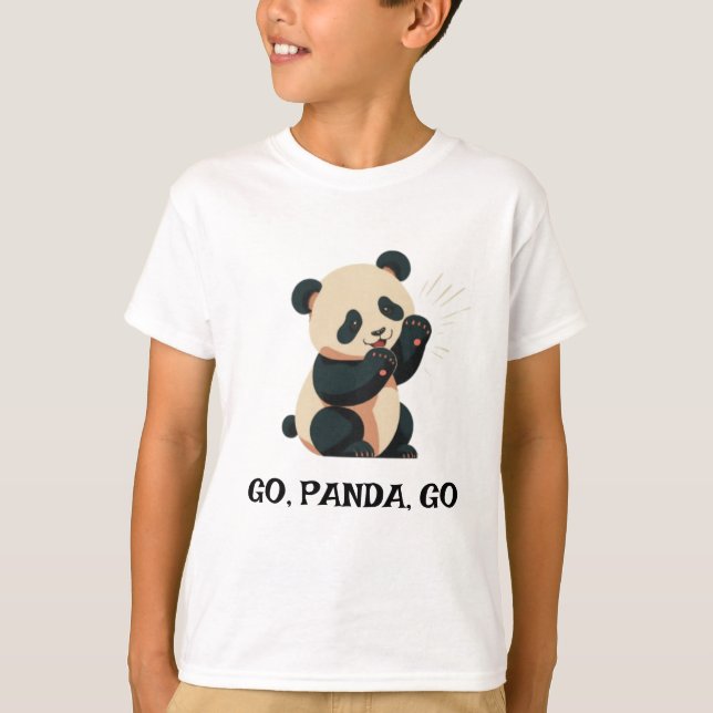 PANDA CHEEERING T-Shirt (Front)