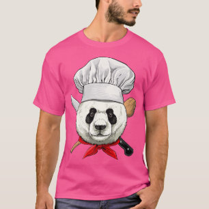 Panda Chef Wildlife Panda Bear Animal, Cooking Lov T-Shirt