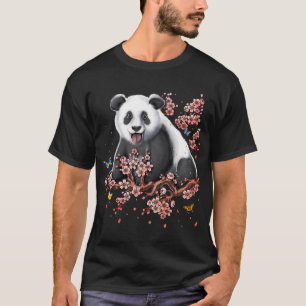 Panda Cherry Blossom T-Shirt