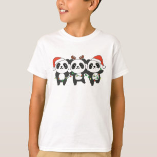 Panda Christmas Christmas Animals Cute Pandas T-Shirt