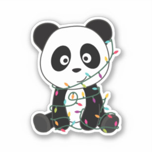 Panda Christmas Snow Winter Animals Pandas