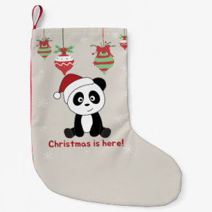 Panda Christmas Snow Winter Animals Pandas Small C Stocking