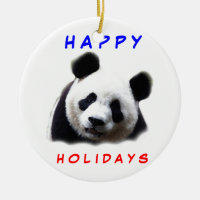 Panda Christmas Tree Ornament