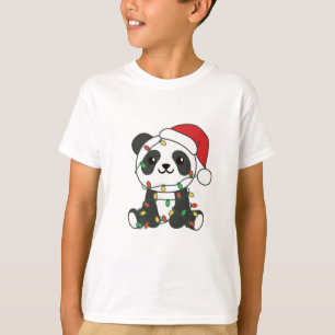 Panda Christmas Winter Animals Pandas T-Shirt