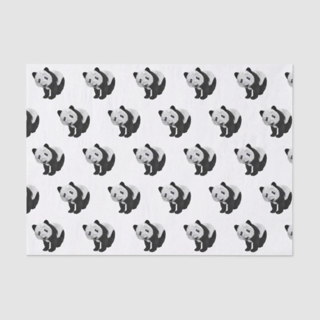 Panda Cub  Tissue Paper (Front)