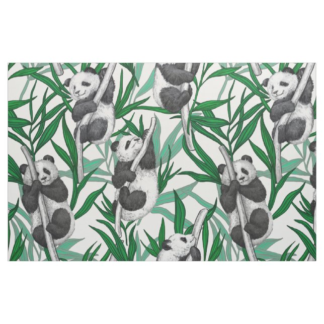 Panda cubs on fabric (Fat Quarter)