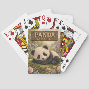 Panda Cute Baby Storybook Nursery Animal Playing Cards