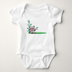 Panda Cute Design Baby Bodysuit