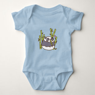 Panda Cute Design Baby Jersey Bodysuit