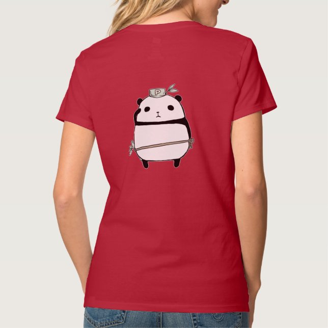 Panda Cute Design T-Shirt (Back)