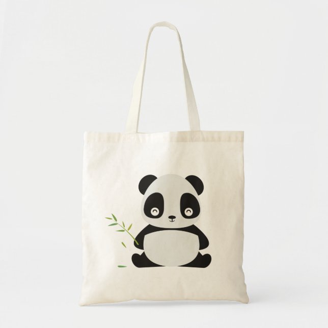 Panda Cute Tote Bags (Front)