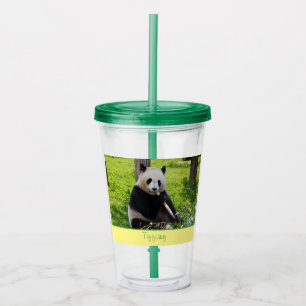 Panda Cutie Acrylic Tumbler