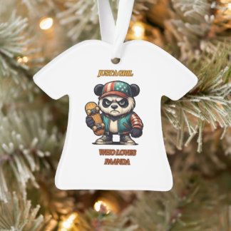 panda design ornament