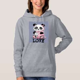 Panda design Women's hoodie