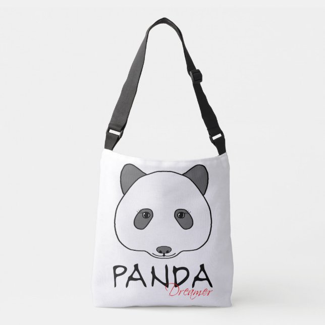 Panda Dreamer Crossbody Bag (Front)