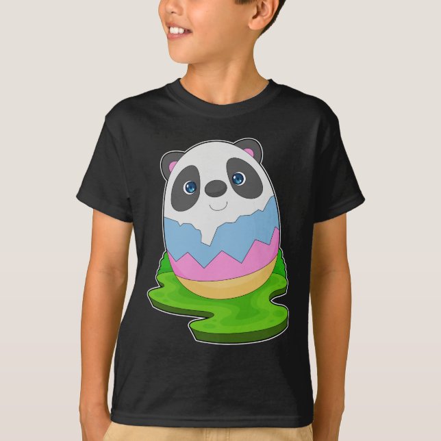 Panda Easter Easter egg T-Shirt (Front)