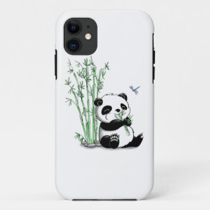 Panda Eating Bamboo Case-Mate iPhone Case